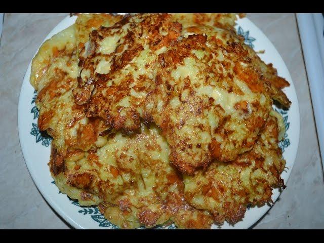 Видео-рецепт - Оладьи из кабачков с сыром - Готовим быстро, вкусно и легко