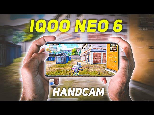 FINALLY HANDCAM  IQOO NEO 6 HDR + STREAM PUBG  IQOO NEO 6 BGMI TEST / IQOO NEO 6 HANDCAM GAMEPLAY