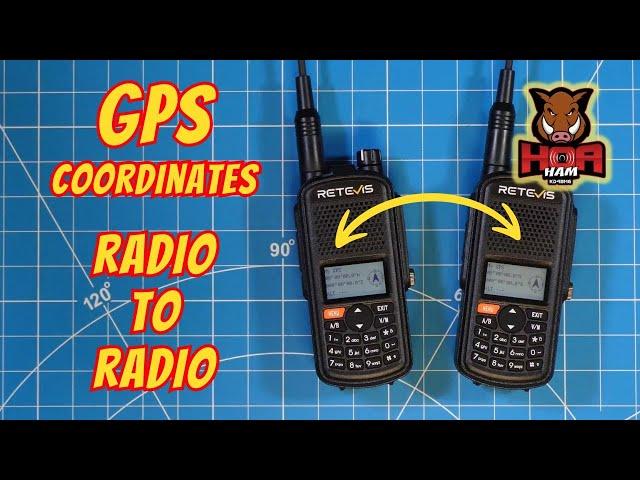 Send your GPS location Radio to Radio - NOT APRS - Review of the Retevis A1 Handheld Transceiver