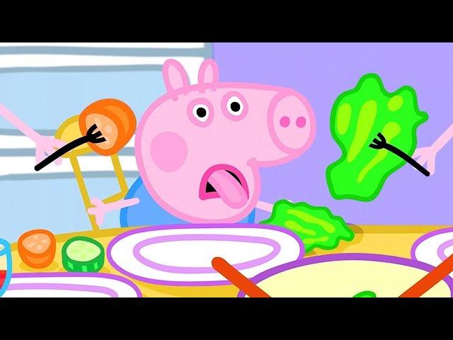 Peppa Pig Makes Lunch  Peppa Pig Official Channel Family Kids Cartoons