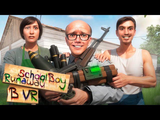 СБЕГАЮ ОТ ЗЛЫХ РОДИТЕЛЕЙ САМЫМИ БЕЗУМНЫМИ СПОСОБАМИ в SCHOOLBOY RUNAWAY в VR в Garry’s Mod