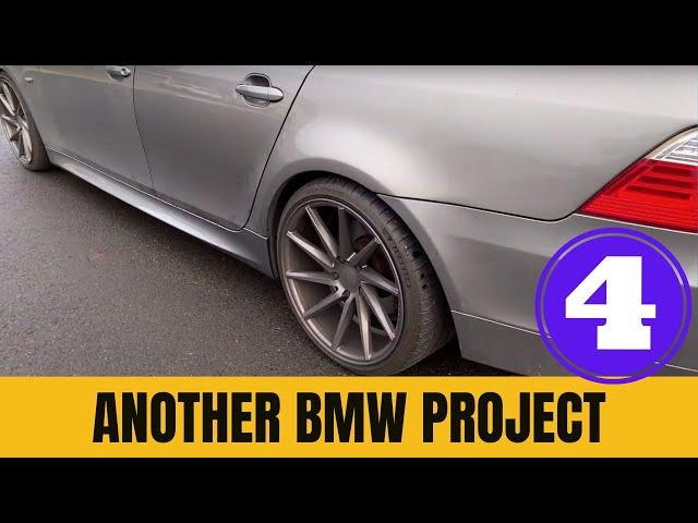 Another BMW Project Part 04 (M5 side skirts on 535xi wagon)