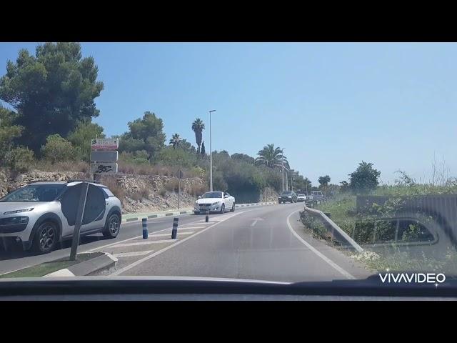 Approaching Moraira from Teulada