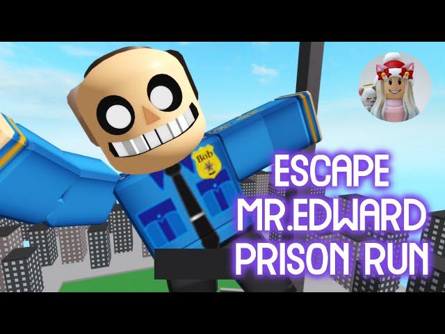 ESCAPE MR.EDWARD PRISON RUN! - Roblox Gameplay Walkthrough No Death Speedrun