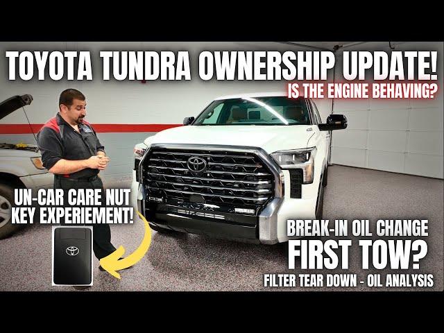 My Tundra Update! First Oil Change Deep Dive! New Key Experiment and More!