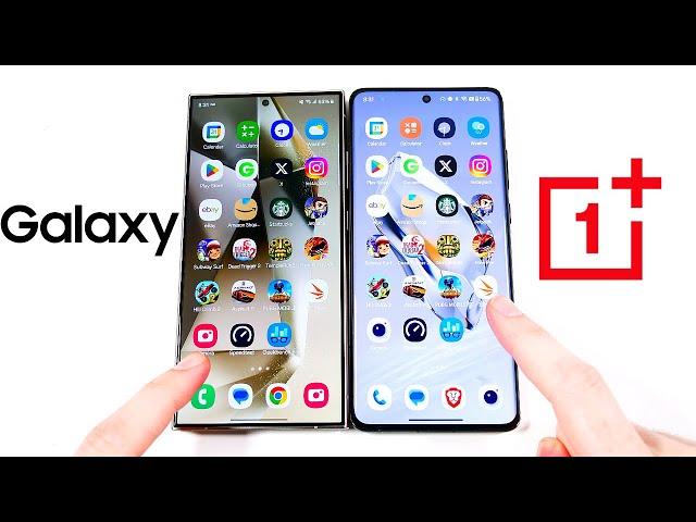Galaxy S24 Ultra vs OnePlus 12 Speed Test