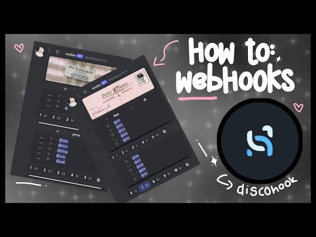  How to create Webhooks & reaction roles using Discohook (discord tutorial)