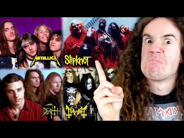 The 10 Most Important METAL Bands Of All Time