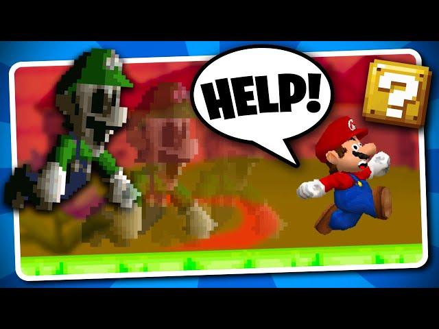 Mario, but Creepy Luigi chases YOU?! - NSMB.exe