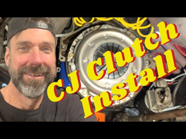 CJ7  Clutch Install on a small block Chevy with T18 transmission