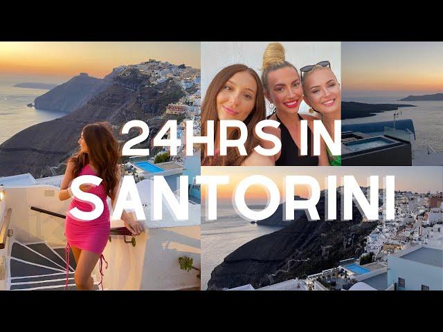 TRAVEL WITH ME: 24HRS IN SANTORINI! holiday vlog part 1!