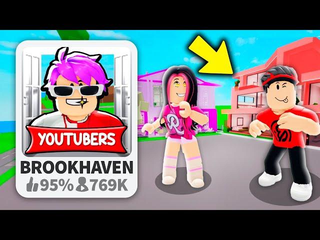 FIZ O BROOKHAVEN DOS YOUTUBERS! (Enaldinho, Emilly Vick, E Mais!)