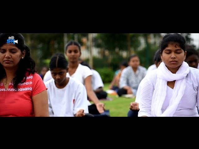 gitam yogaday video   bengaluru campus