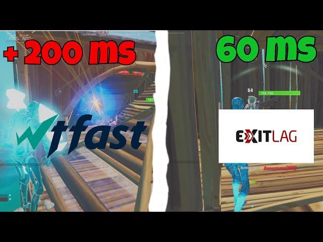 How to get lower ping in fortnite | Exitlag VS Wtfast | Which one lowers ping more?