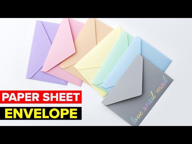 How to Make Paper Envelope | DIY Easy Paper Envelope