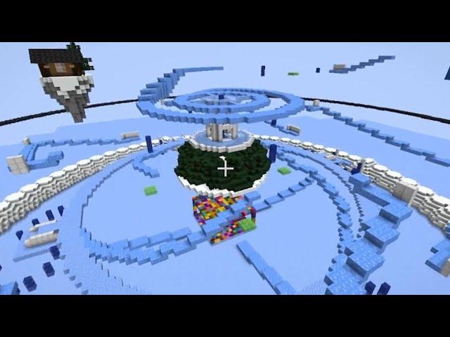 HARDEST Ice Boat Track in Minecraft. 