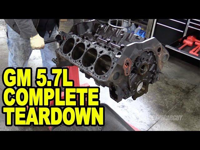 Chevy 5.7L Engine Teardown #ETCGDadsTruck