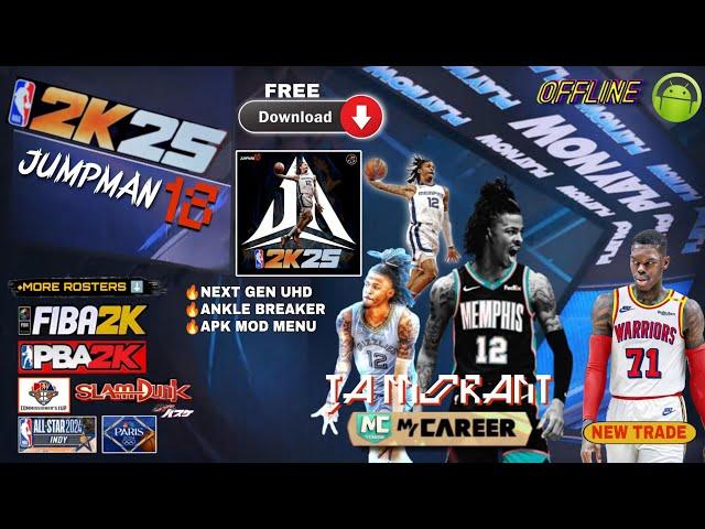 RELEASED!  NBA2K20 updated to NBA2K25 JUMPMAN 18 | NEW UPDATE | NEXT GEN GRAPHICS with FIBA & PBA