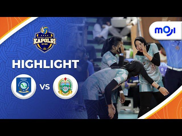 Highlight Kapolri Cup 2023 Kepulauan Bangka Belitung VS Sumatera Utara 2-3 | Moji