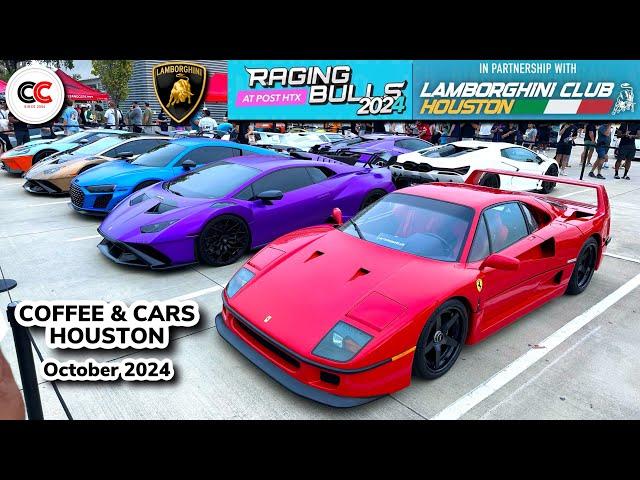 Lamborghini Day at Coffee & Cars Houston (Oct 2024)