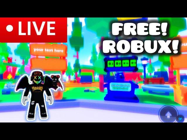  Roblox LIVE -  Playing Pls Donate ! FREE ROBUX FOR VIEWERS!