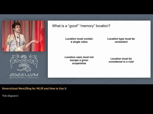 2023 LLVM Dev Mtg - Generalized Mem2Reg for MLIR and how to use it