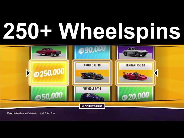 Forza Horizon 5 Super Wheelspin Opening... 100+ Super Wheelspins and 150+ Wheelspins