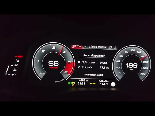 Audi A6 C8 3.0 TDI 286ps 0-250 acceleration