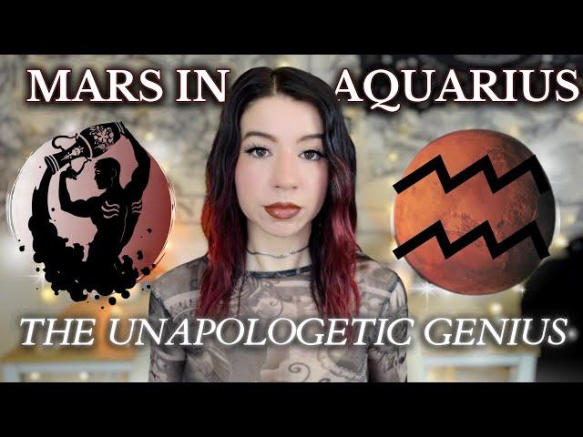 MARS in AQUARIUS Woman & Man ️ your SENSUALITY & DRIVEMars in ASTROLOGY (astrology for BEGINNERS)