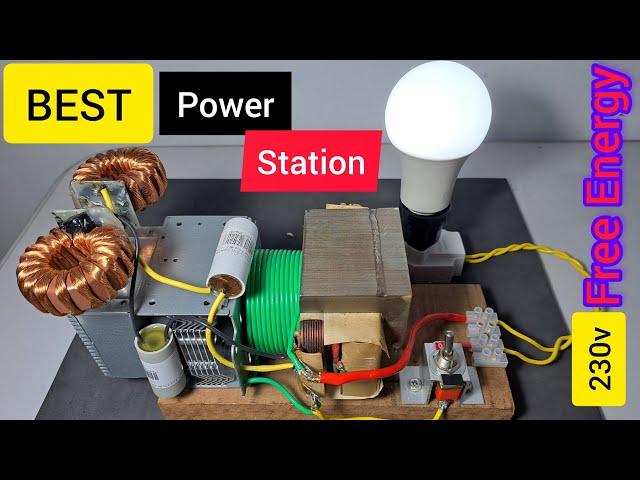 Free Energy Portable Power Station - 230v/4.5Kw