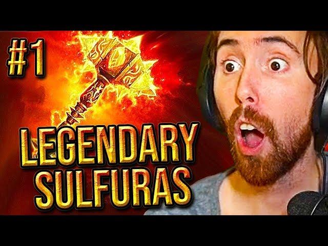 Asmongold SERVER FIRST Legendary SULFURAS Hand of Ragnaros In Classic WoW