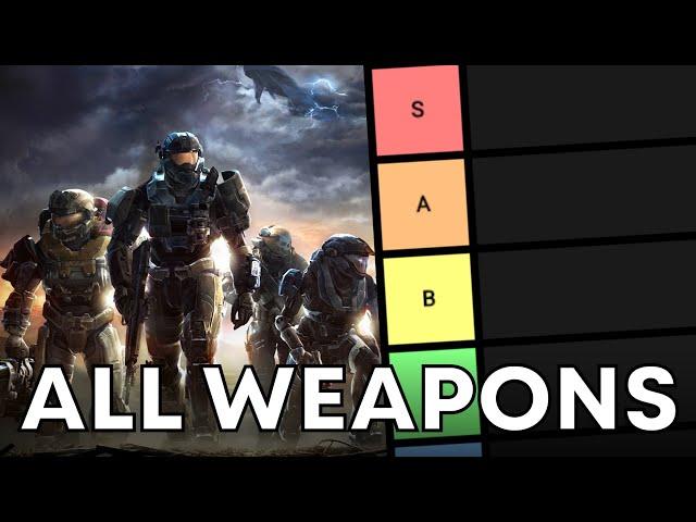 Ranking Every Halo Reach Weapon In A Tier List