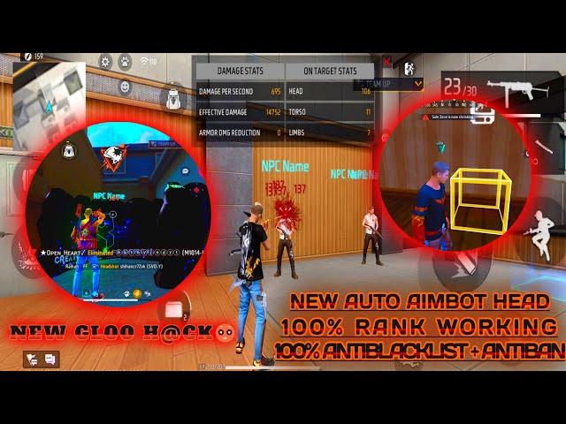 Free Fire New Antiban Panel No Drag Aimbot Headshot + Npc Name Inject AntiBlacklist Data Config file