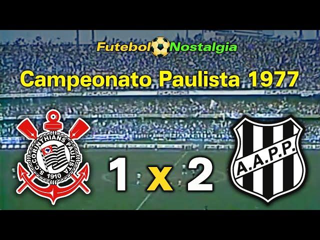 Corinthians 1 x 2 Ponte Preta - 09-10-1977 ( Final Campeonato Paulista - 2ºJogo )