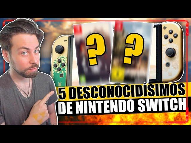 5 JUEGAZOS DECONOCIDÍSIMOS y LOQUÍSIMOS de Nintendo Switch que DEBES PROBAR