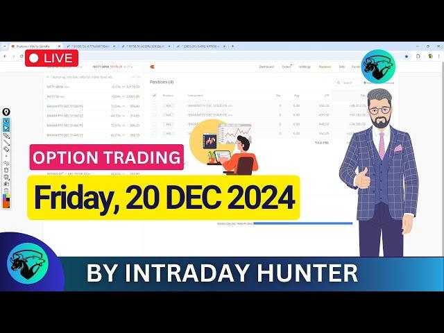 Live Bank Nifty Option Trading  | Intraday Trading by Intraday Hunter