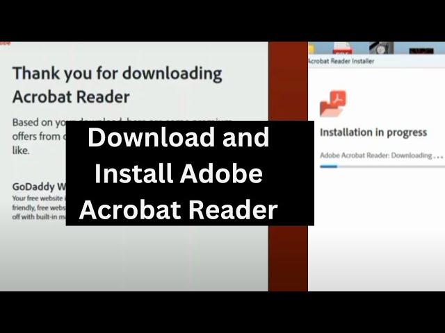 Installing Adobe Acrobat Reader on Your PC/Mac"[2025 Update]"