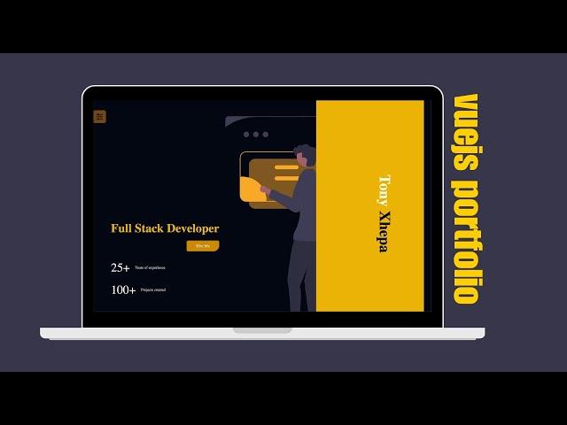 Vuejs Modern Portfolio