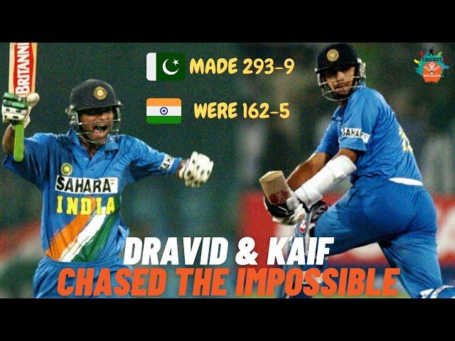 Dramatic finish: India levels series with Dravid and Kaif's brilliant batting | Ind vs Pak 4th ODI