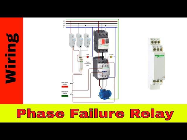 How to wire Phase Failure Relay.