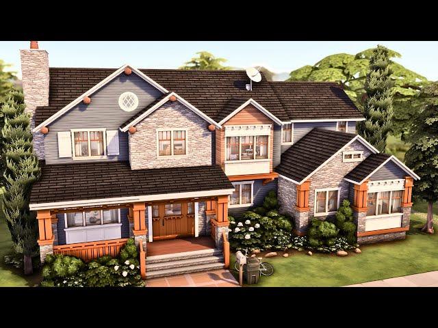 Large Family House  The Sims 4 Speed Build | No CC