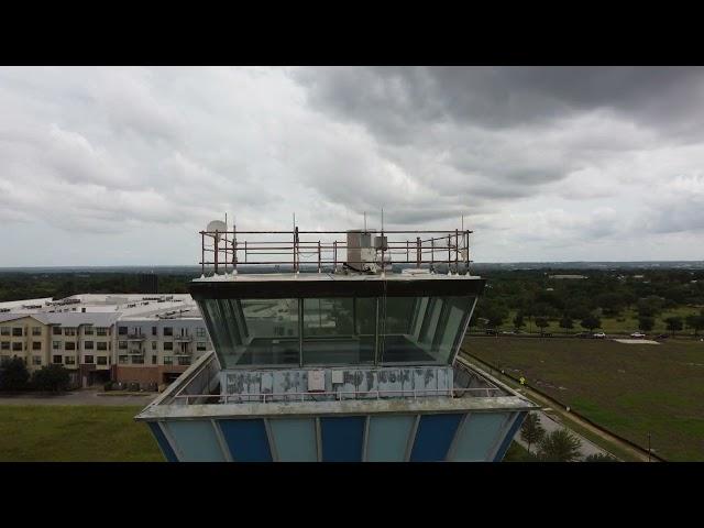 DJI Mini 2 and the attached 360° Propeller Guards crashing into the abandoned Mueller control tower