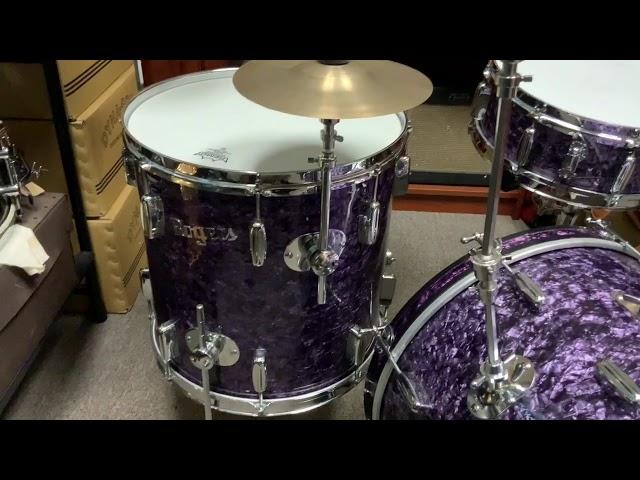 Steve Maxwell Drums Rogers Purple Diamond Pearl ultra Rare Drum Set