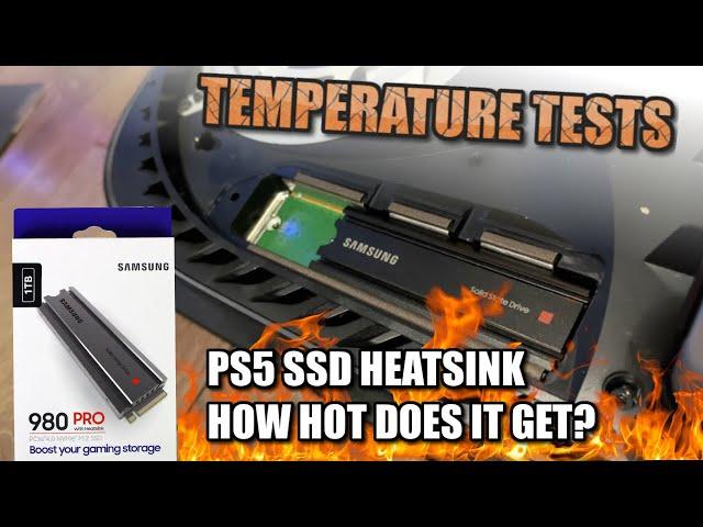 Samsung 980 Pro SSD Heatsink PS5 Temperature Tests