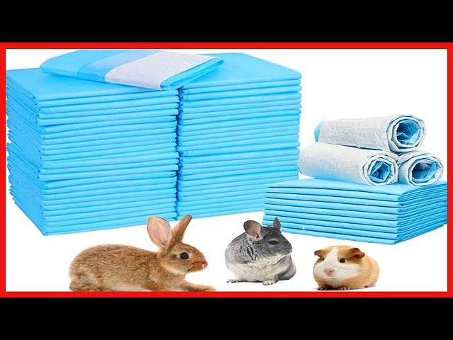 Amakunft 20 Pcs Rabbit Pee Pads, 18" x 13" Pet Toilet/Potty Training Pads, Super Absorbent Guinea