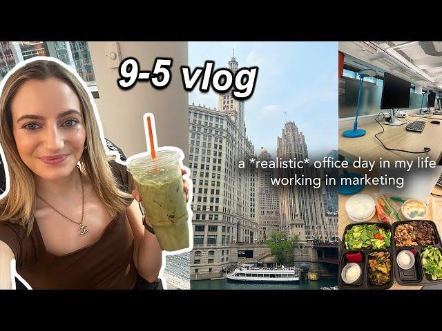 9-5 vlog working in marketing (realistic office day)