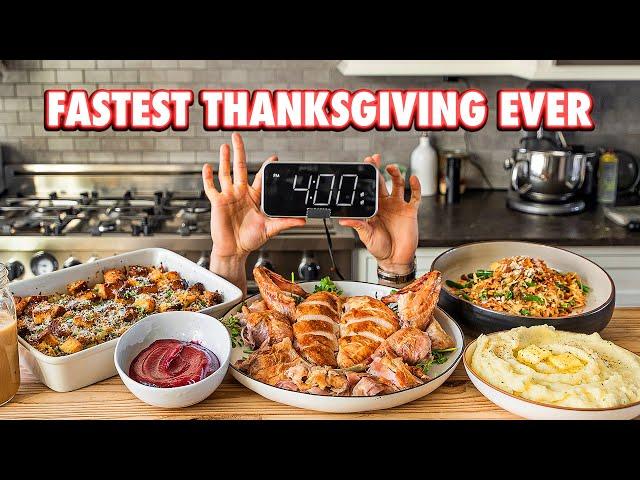 Making Thanksgiving Dinner In 4 Hours (Last Minute Guide)