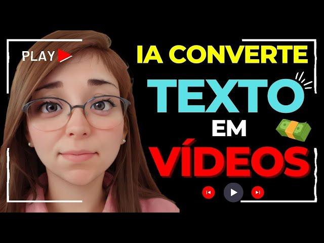 Converta TEXTOS em VÍDEOS com essa FERRAMENTA de IA