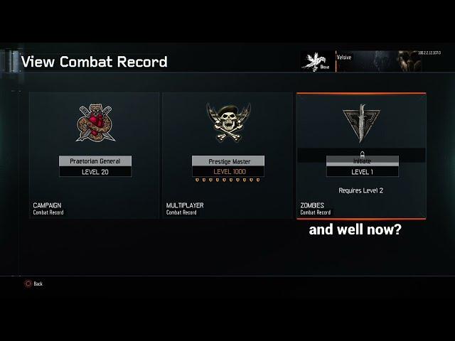 I Reset my Level 600 Zombies Stats For this ONE reason on Black Ops 3