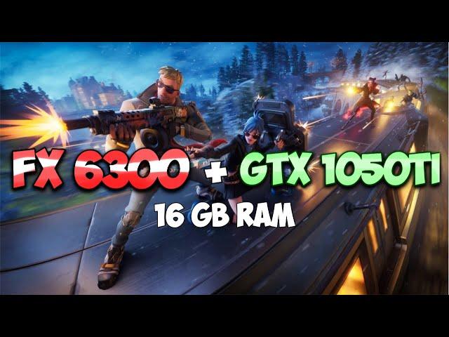 amd fx 6300 gtx 1050 ti fortnite | 1080 p | best settings | performance mode | season 1 chapter 5